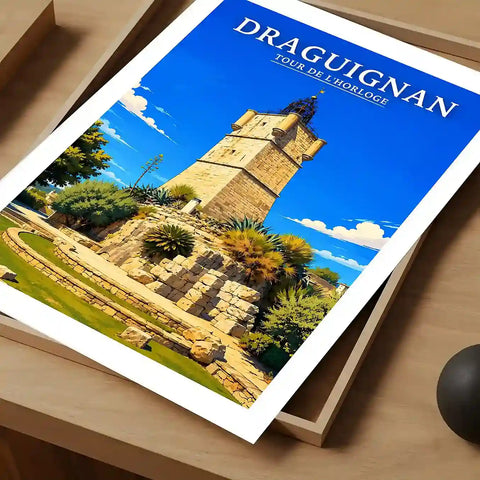Affiche - Draguignan - Tour de l'Horloge