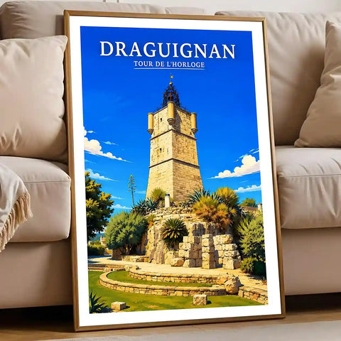 Affiche - Draguignan - Tour de l'Horloge
