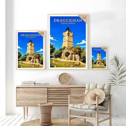 Affiche - Draguignan - Tour de l'Horloge
