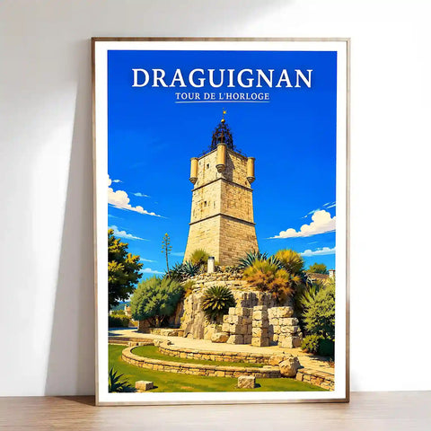 Affiche - Draguignan - Tour de l'Horloge