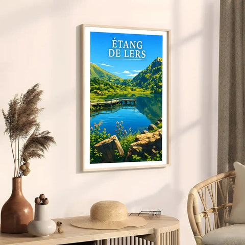Affiche - Étang de Lers