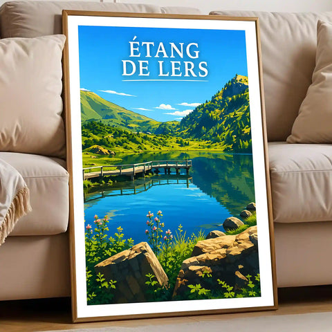 Affiche - Étang de Lers