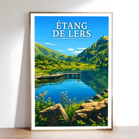Affiche - Étang de Lers