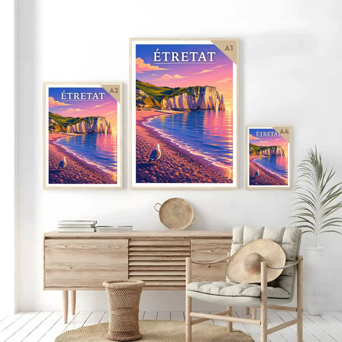 Affiche - Étretat