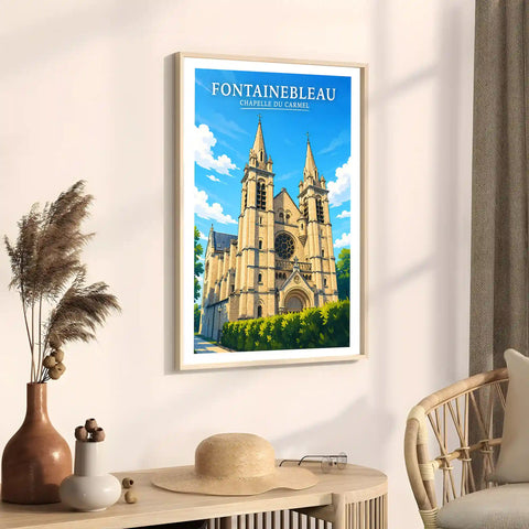 Affiche - Fontainebleau - Chapelle du Carmel