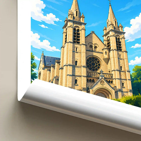 Affiche - Fontainebleau - Chapelle du Carmel