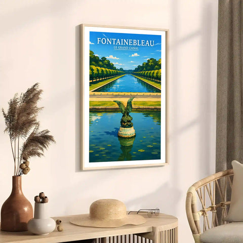 Affiche - Fontainebleau - Le Grand Canal
