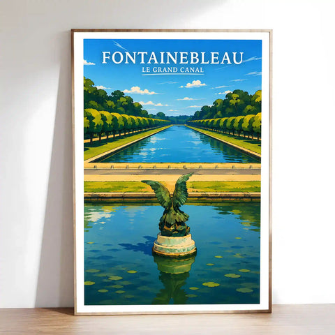 Affiche - Fontainebleau - Le Grand Canal