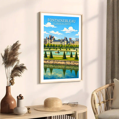 Affiche - Fontainebleau - Les Jardins du Château