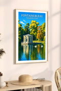 Affiche - Fontainebleau - Pavillon de l'Étang - affiche fontainebleau