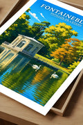 Affiche - Fontainebleau - Pavillon de l'Étang - affiche fontainebleau