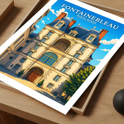 Affiche - Fontainebleau - Porte Dorée