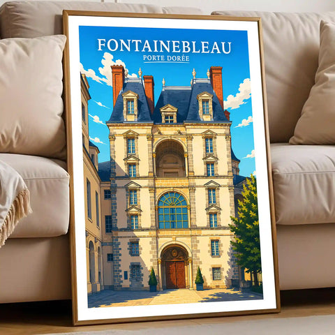 Affiche - Fontainebleau - Porte Dorée