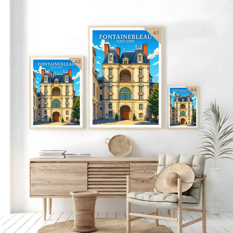 Affiche - Fontainebleau - Porte Dorée