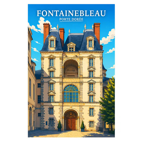 Affiche - Fontainebleau - Porte Dorée