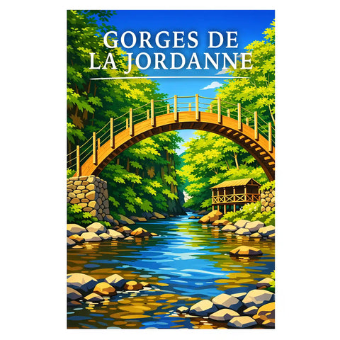 Affiche - Gorges de la Jordanne