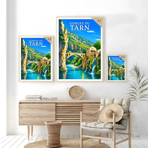 Affiche - Gorges du Tarn