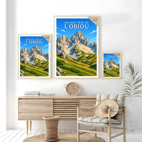 Affiche - Grande Tête de l'Obiou