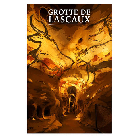 Affiche - Grotte de Lascaux