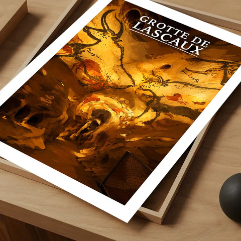 Affiche - Grotte de Lascaux