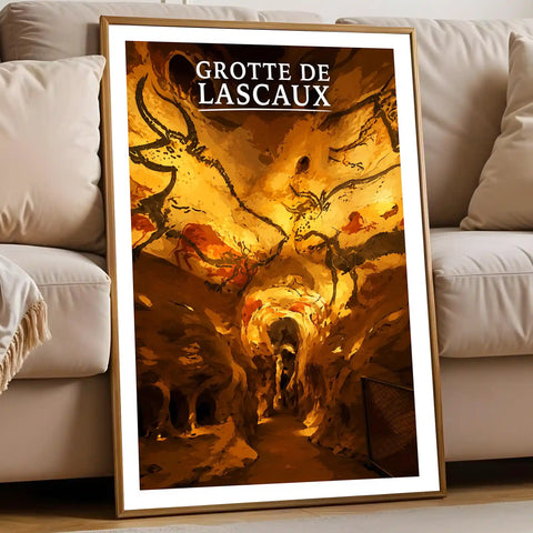 Affiche - Grotte de Lascaux