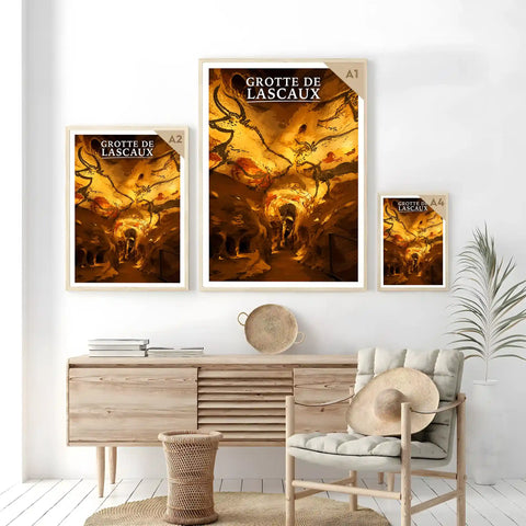 Affiche - Grotte de Lascaux