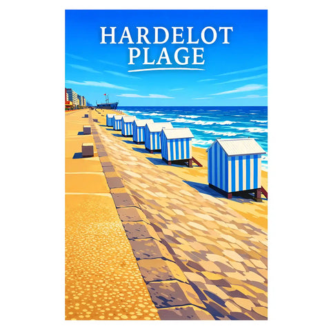 Affiche - Hardelot-Plage