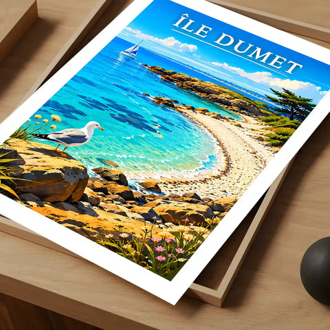 Affiche - Île Dumet