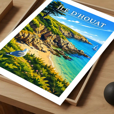 Affiche - Île d'Houat