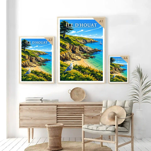Affiche - Île d'Houat