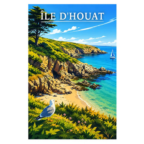 Affiche - Île d'Houat