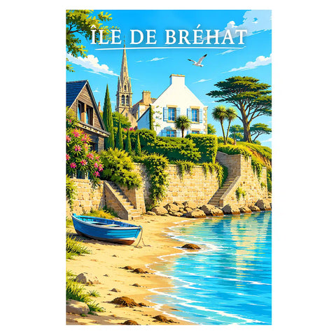 Affiche - Île de Bréhat