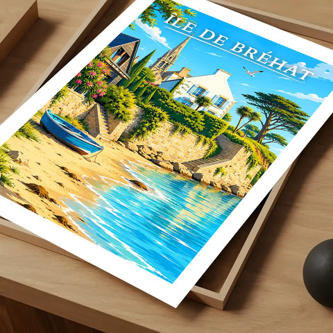 Affiche - Île de Bréhat