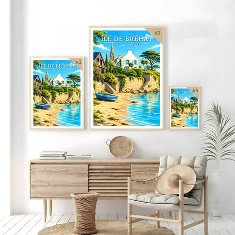 Affiche - Île de Bréhat