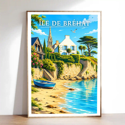 Affiche - Île de Bréhat