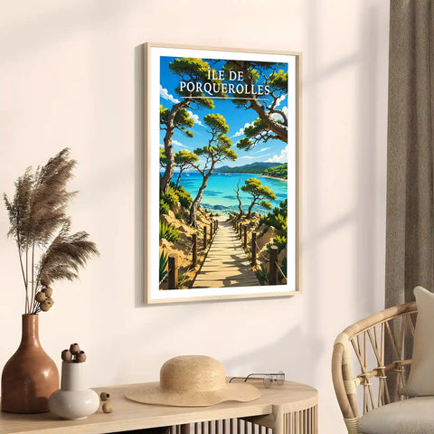 Affiche - Île de Porquerolles