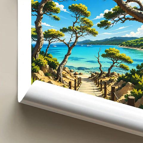 Affiche - Île de Porquerolles