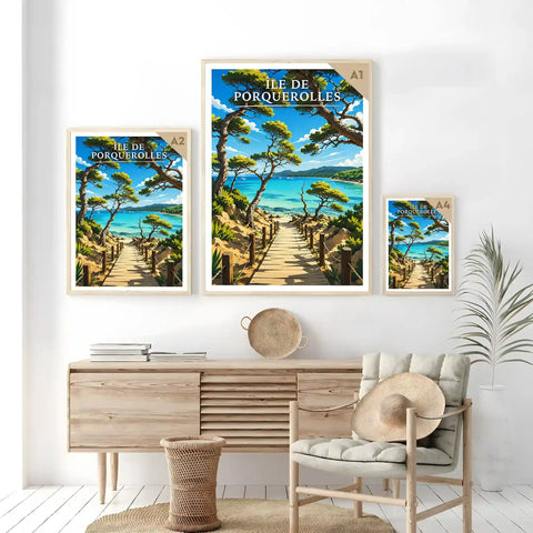 Affiche - Île de Porquerolles