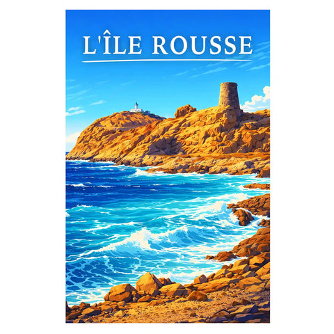 Affiche - L'Île Rousse