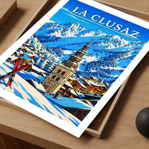 Affiche - La Clusaz