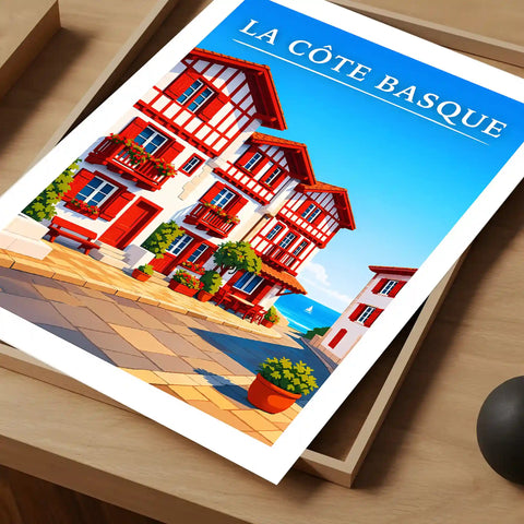 Affiche - La Côte Basque