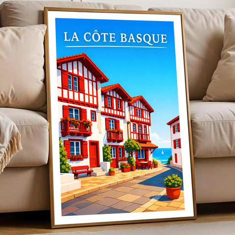 Affiche - La Côte Basque