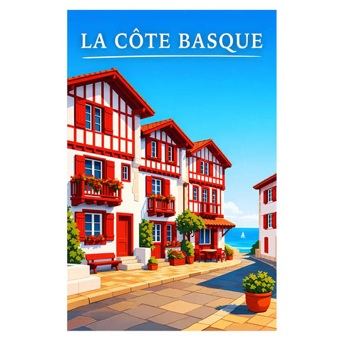 Affiche - La Côte Basque