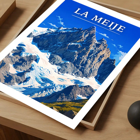 Affiche - La Meije