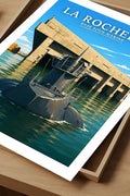 Affiche - La Rochelle - Base Sous-Marine - affiche la rochelle