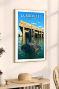 Affiche - La Rochelle - Base Sous-Marine - affiche la rochelle