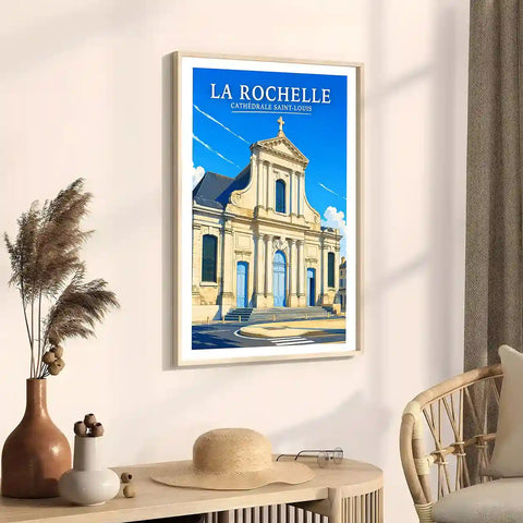 Affiche - La Rochelle - Cathédrale Saint-Louis
