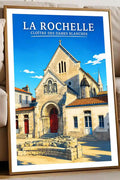 Affiche - La Rochelle - Cloître des Dames Blanches - affiche la rochelle