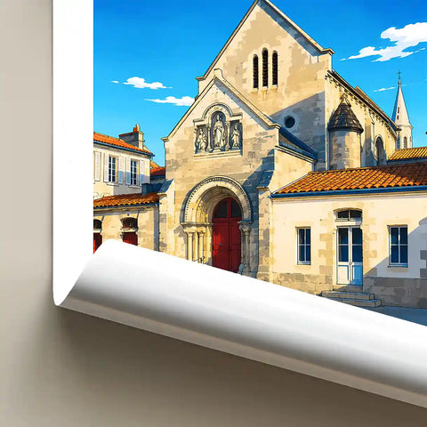 Affiche - La Rochelle - Cloître des Dames Blanches - affiche la rochelle