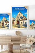Affiche - La Rochelle - Cloître des Dames Blanches - affiche la rochelle